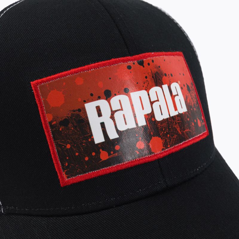 Czapka z daszkiem Rapala Splash Trucker Caps black/red 5