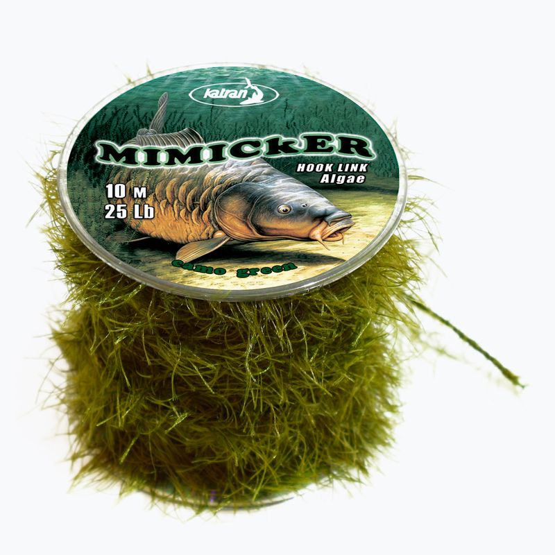 Plecionka karpiowa Katran Mimicker Braided Hook Links green 2