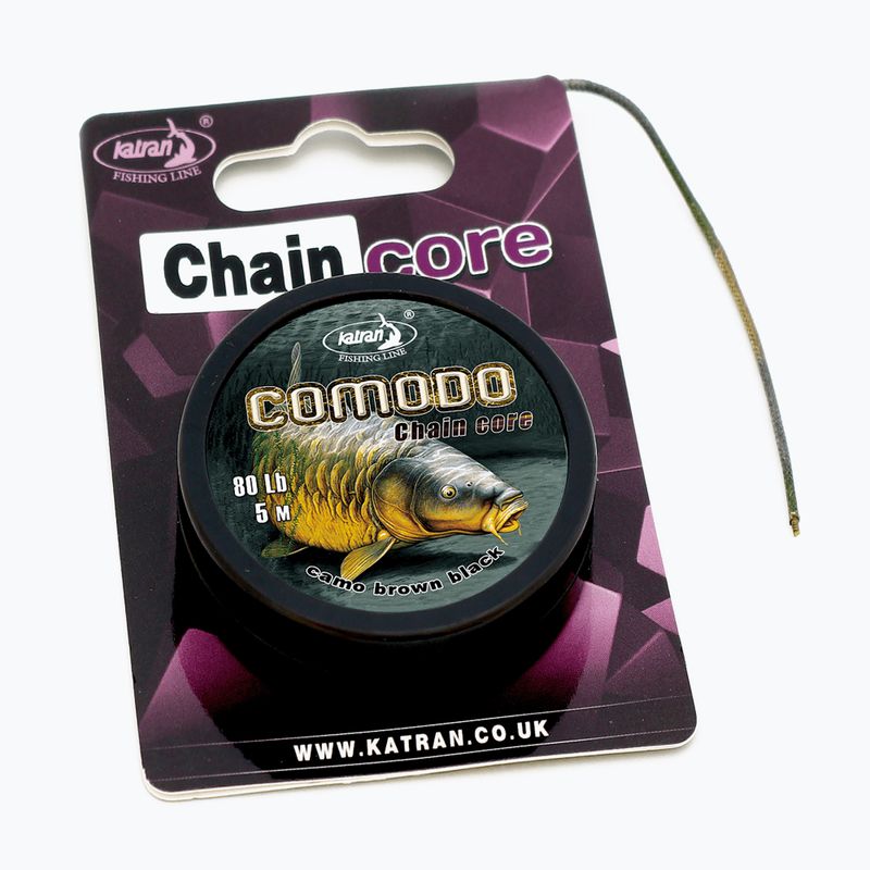 Plecionka karpiowa Leadcore Katran Comodo Chain Core camo/green/black