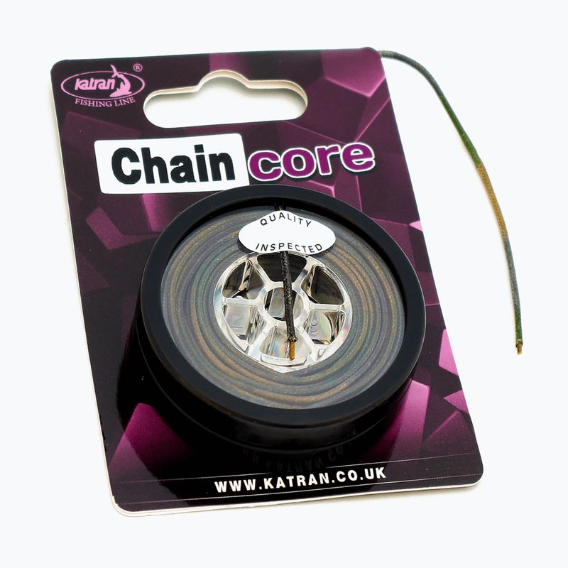 Plecionka karpiowa Leadcore Katran Comodo Chain Core camo/green/black 2