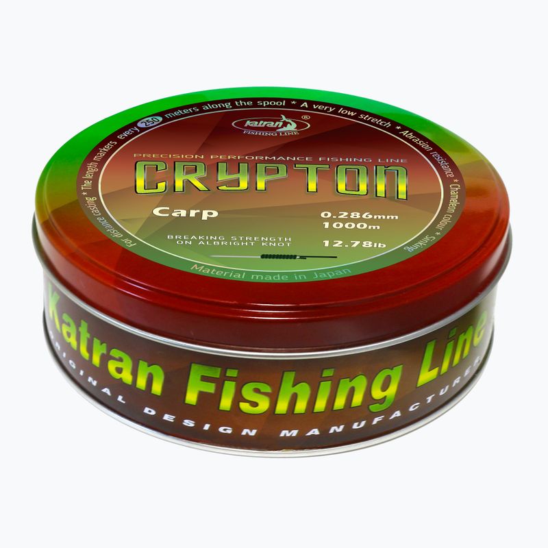 Żyłka karpiowa Katran Crypton Carp green fluo 2