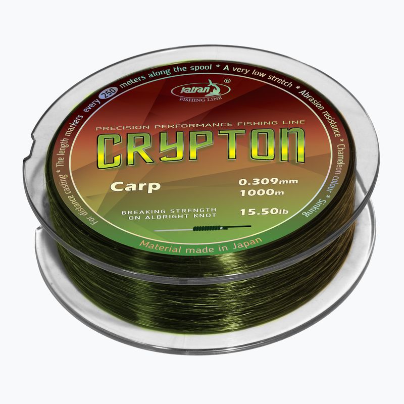 Żyłka karpiowa Katran Crypton Carp green fluo 3