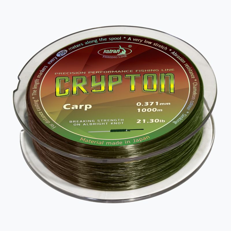 Żyłka karpiowa Katran Crypton Carp green fluo 5