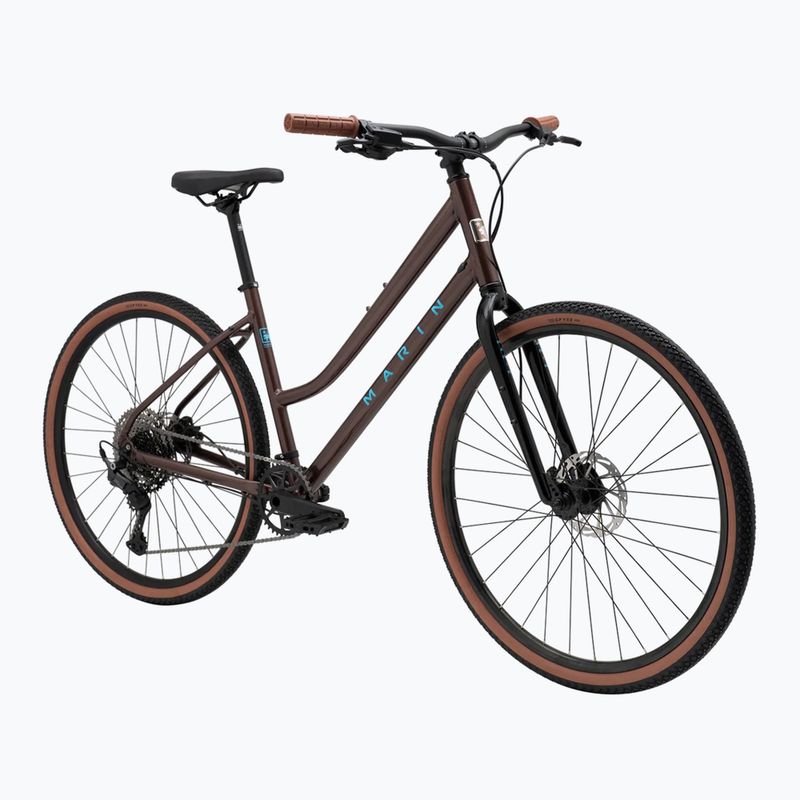 Rower crossowy damski Marin Kentfield 3 ST 700C brązowy 2