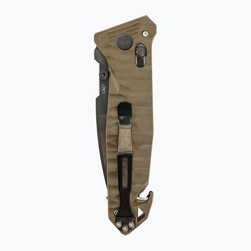 Nóż turystyczny TB Outdoor CAC Serration Manche Toxifie PA6 GF khaki 3