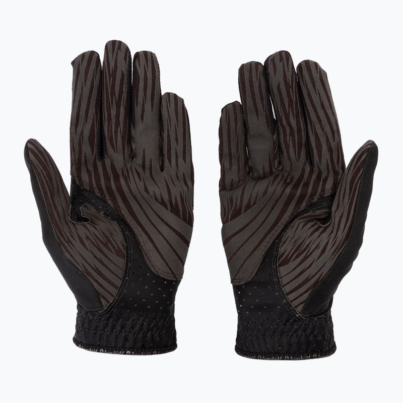 Rękawiczki jeździeckie Samshield V-Skin brązowe 2
