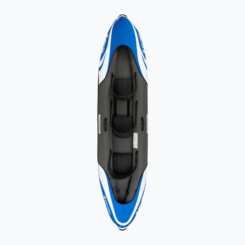 Kajak pompowany 3-osobowy Sevylor Hudson 374 cm blue/grey 2