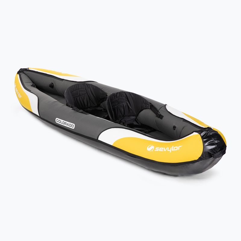 Kajak pompowany 2-osobowy Sevylor Colorado Kit 331 cm yellow/grey 8