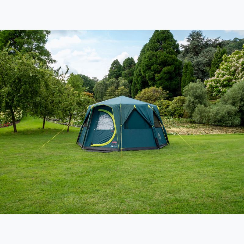 Namiot kempingowy 8-osobowy Coleman Cortes Octagon Blackout Bedroom green 5
