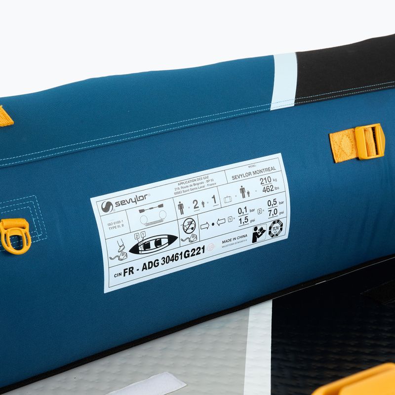 Kajak pompowany 3-osobowy Sevylor Montreal 381 cm blue/black 15