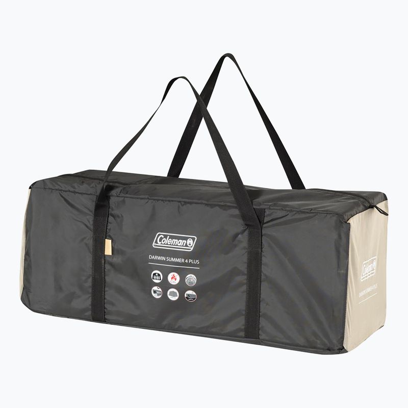 Namiot kempingowy 4-osobowy Coleman Darwin Summer 4 + beige 7