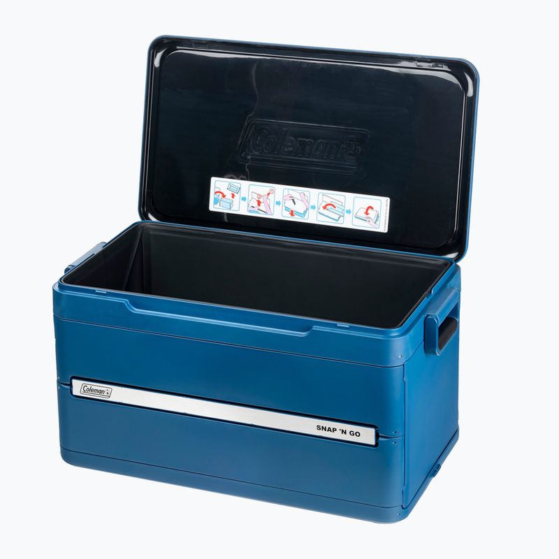 Lodówka turystyczna Coleman Cooler Snap 55qt 53 l navy 5