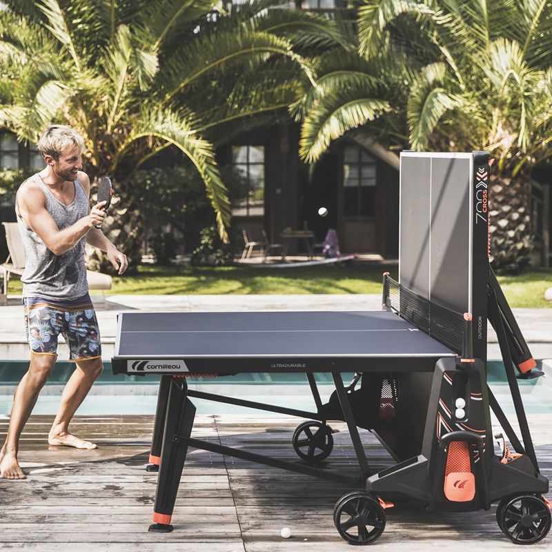 Stół do tenisa stołowego Cornilleau 700X Outdoor czarny 10