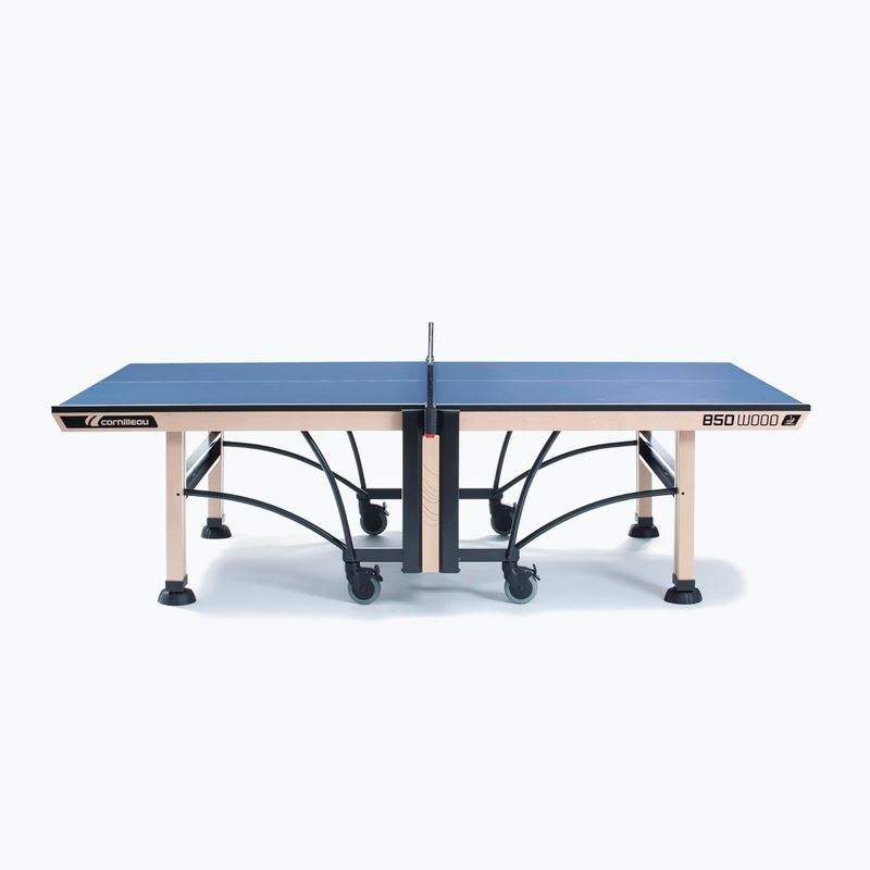 Stół do tenisa stołowego Cornilleau Competition 850 Wood ITTF Indoor New niebieski 2