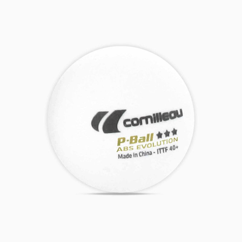 Piłeczki do tenisa stołowego Cornilleau P-Ball*** ABS EVOLUTION 3 szt. white 2