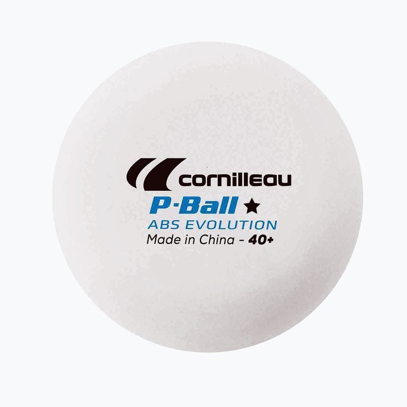 Piłeczki do tenisa stołowego Cornilleau P-Ball* ABS EVOLUTION 6 szt. white 2