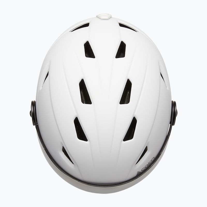 Kask narciarski Cairn Electron Visor mat white 3
