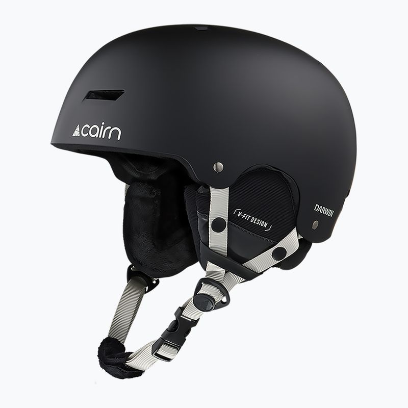 Kask narciarski Cairn Darwin mat black agate gray