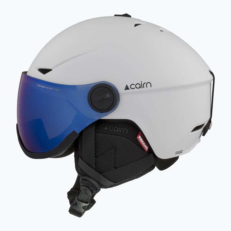 Kask narciarski Cairn Rise II Visor mat white 2