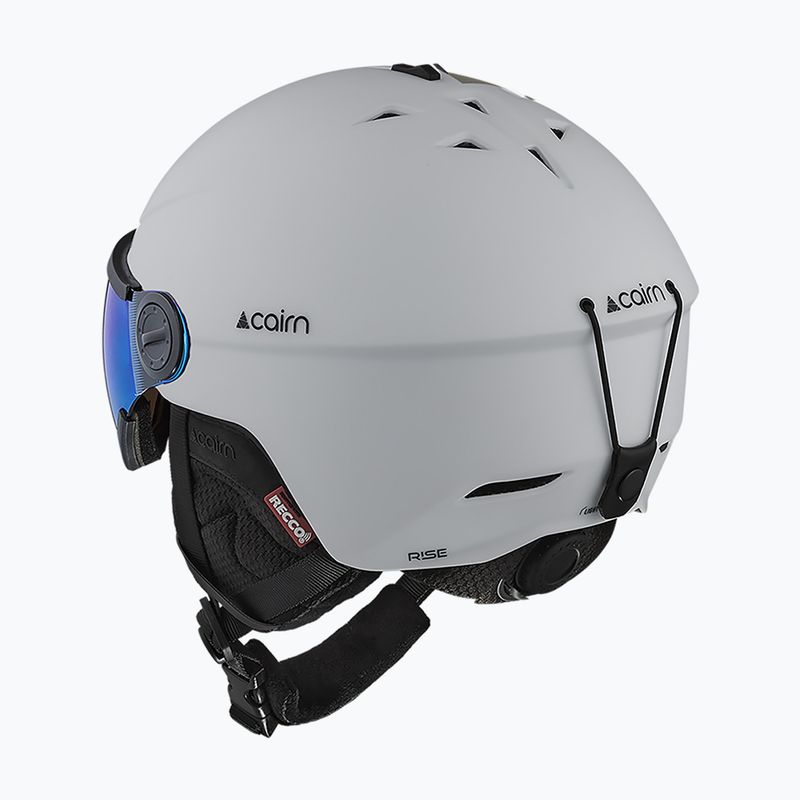 Kask narciarski Cairn Rise II Visor mat white 5