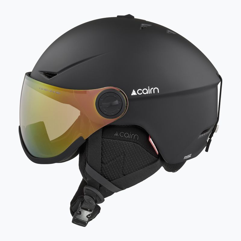 Kask narciarski Cairn Rise II Photochromic matte black 2