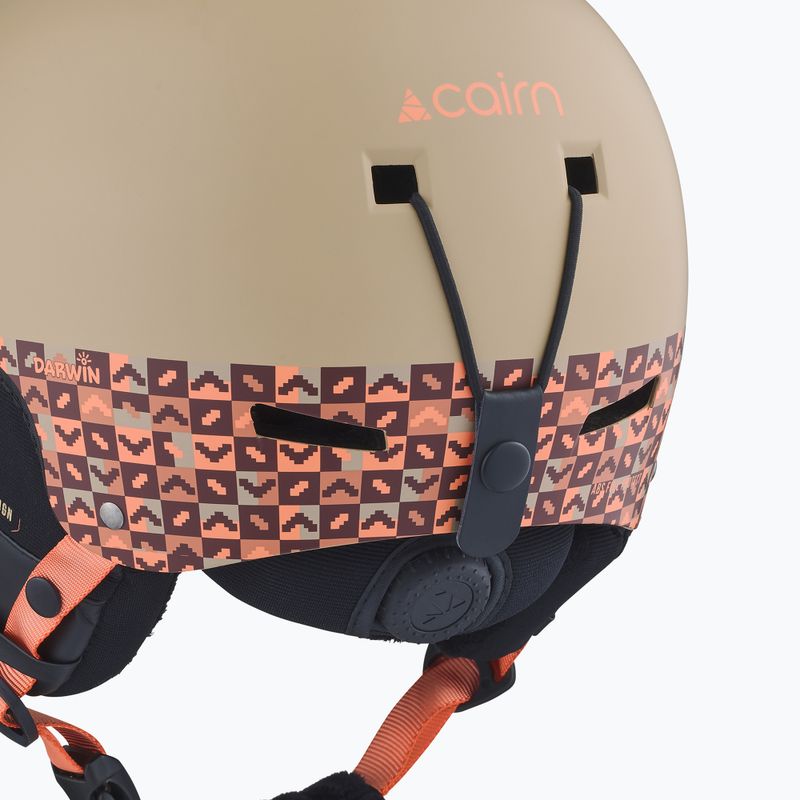 Kask narciarski dziecięcy Cairn Darwin Jr mat linen 5