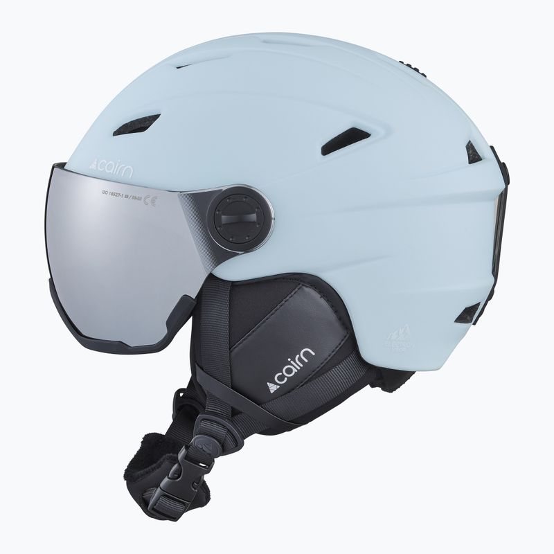 Kask narciarski Cairn Electron Visor mat sky 2