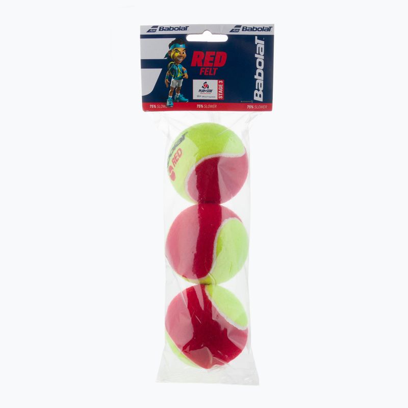 Piłki tenisowe Babolat Red Felt 3 szt. yellow