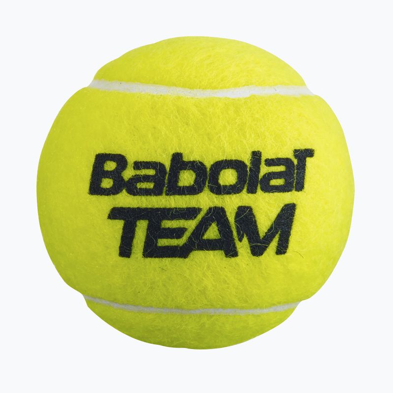 Piłki tenisowe Babolat Team 4 szt. yellow 3