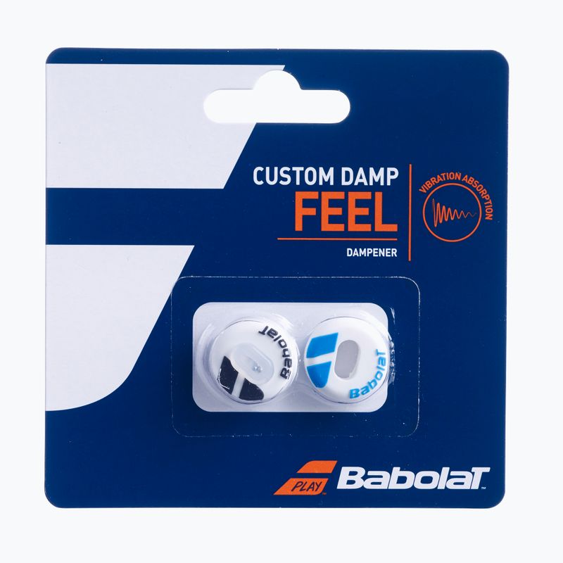 Tłumiki drgań Babolat Custom Damp 2 szt. white/blue