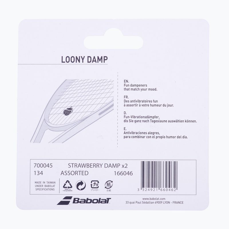 Tłumiki drgań Babolat Strawberry Dampener Wimbledon 2 szt. multicolour 3