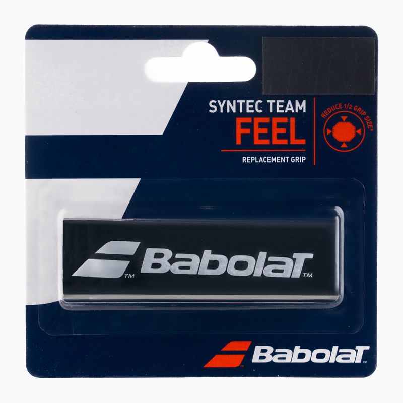 Owijka do rakiet tenisowych Babolat Syntec Team Grip black/white