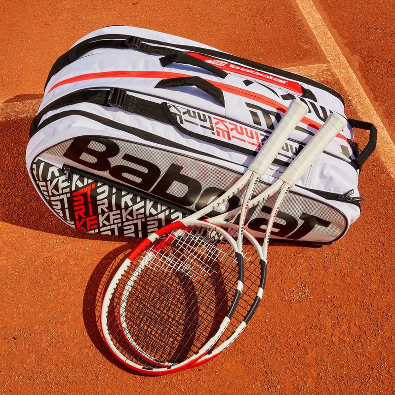 Torba tenisowa Babolat RH X12 Pure Strike 73 l white/red 10