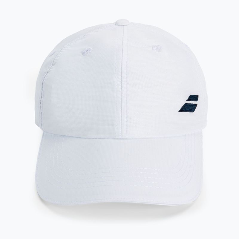 Czapka z daszkiem dziecięca Babolat Basic Logo Jr white/white 4