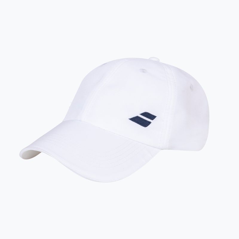 Czapka z daszkiem dziecięca Babolat Basic Logo Jr white/white 6