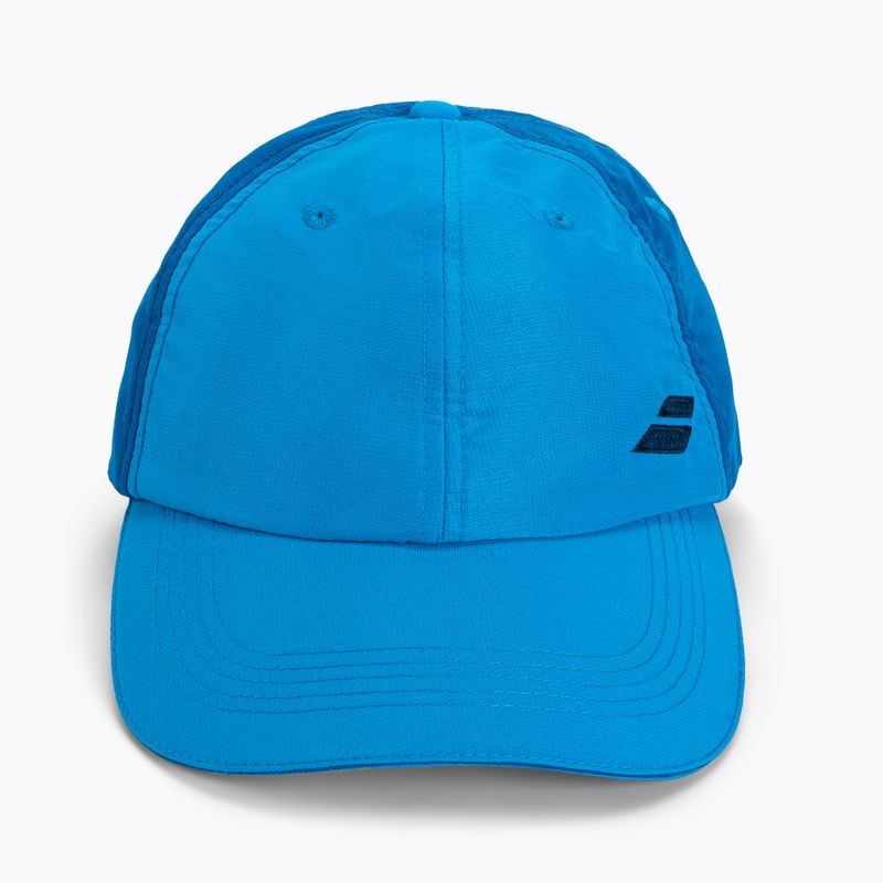 Czapka z daszkiem dziecięca Babolat Basic Logo Jr blue aster 4