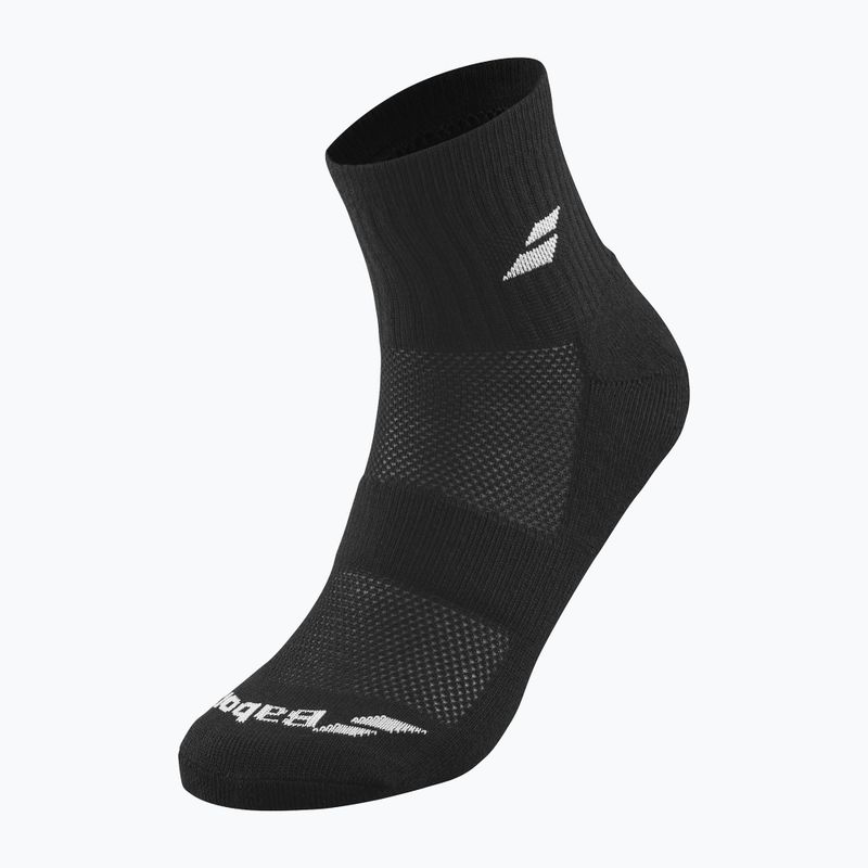 Skarpety Babolat Quarter 3 pary black/black 2
