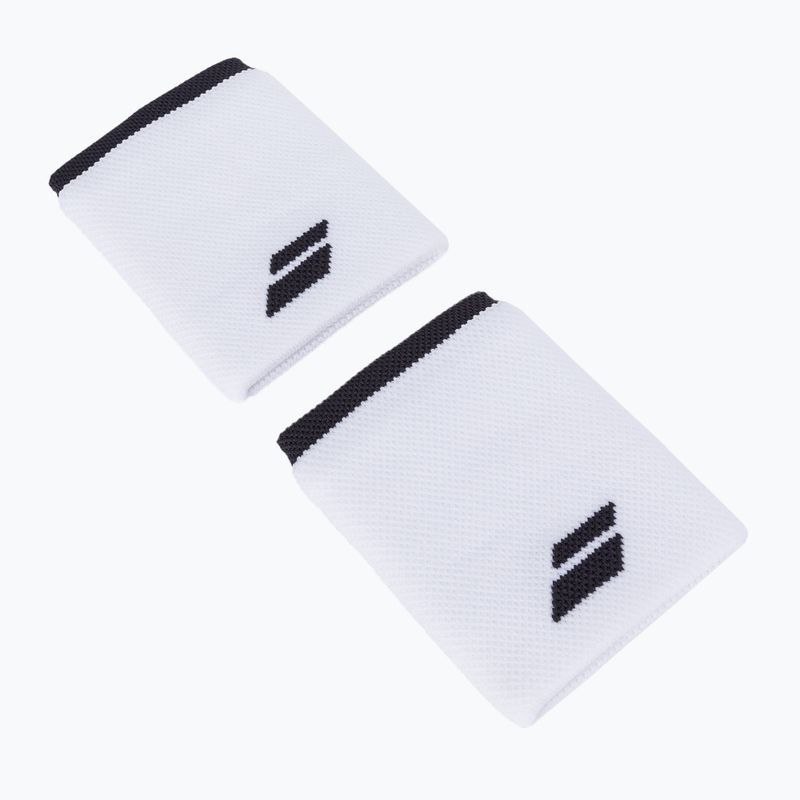 Frotki na nadgarstek Babolat Logo Jumbo Wristband 2 szt. white/rabbit