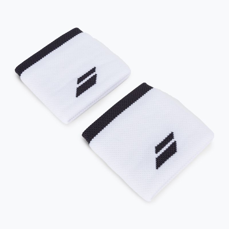 Frotki na nadgarstek Babolat Logo Wristband 2 szt. white/rabbit