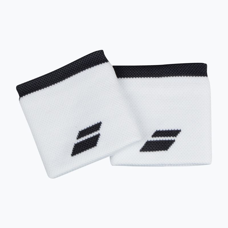 Frotki na nadgarstek Babolat Logo Wristband 2 szt. white/rabbit 3