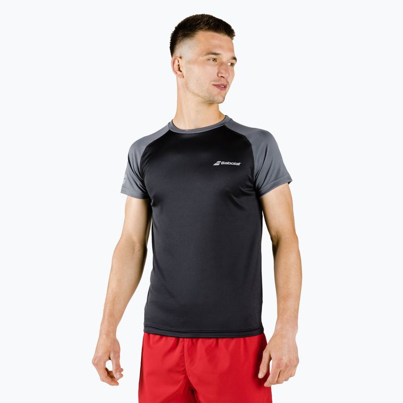 Koszulka tenisowa męska Babolat Play Crew Neck black/black 4