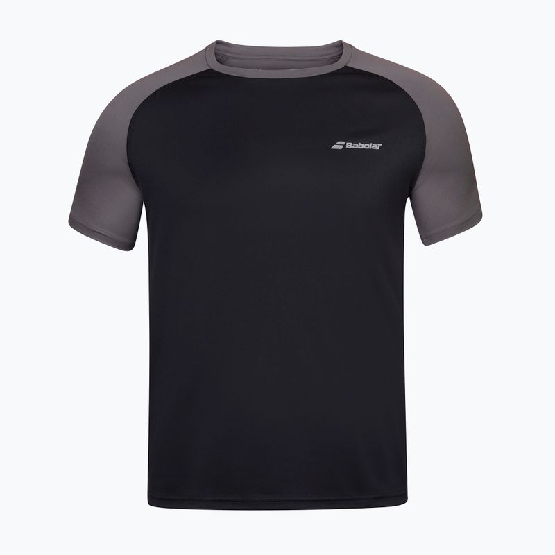 Koszulka tenisowa męska Babolat Play Crew Neck black/black