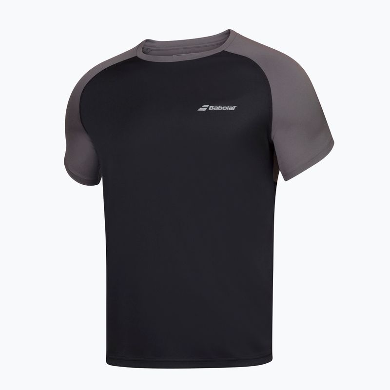 Koszulka tenisowa męska Babolat Play Crew Neck black/black 2