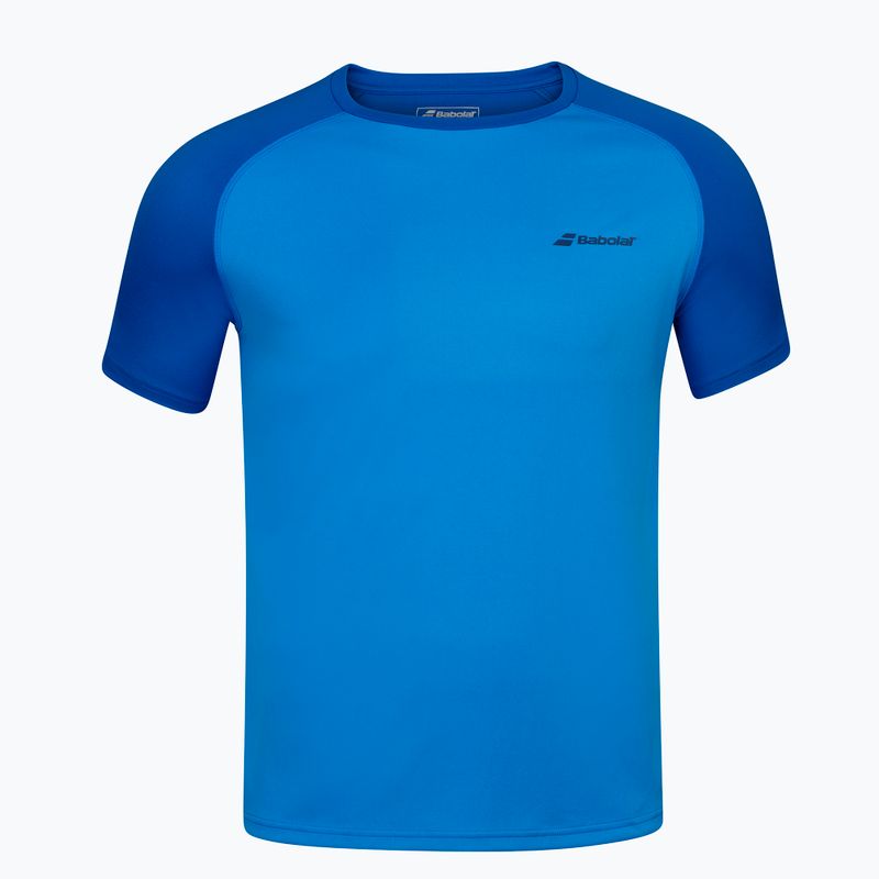 Koszulka tenisowa męska Babolat Play Crew Neck blue aster