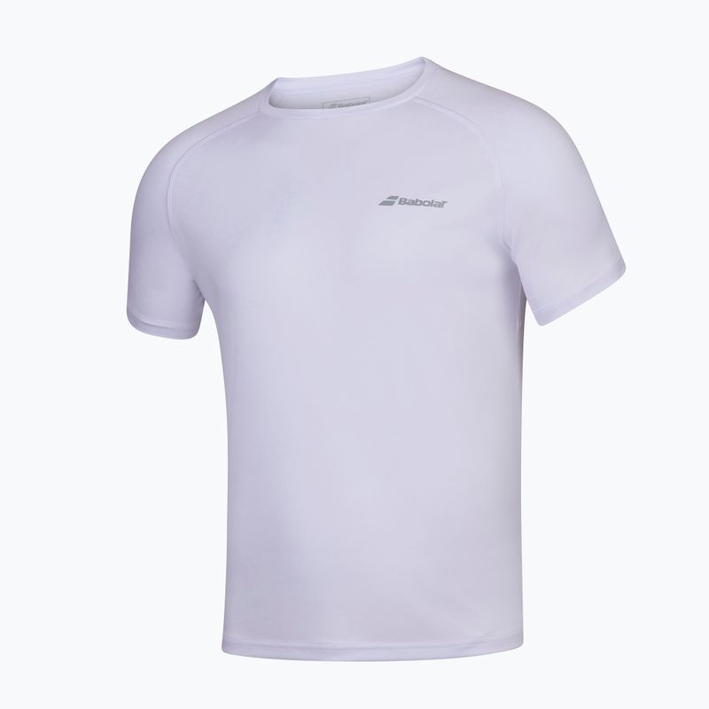 Koszulka tenisowa dziecięca Babolat Play Crew Neck Jr white/white 2