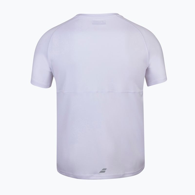 Koszulka tenisowa dziecięca Babolat Play Crew Neck Jr white/white 3