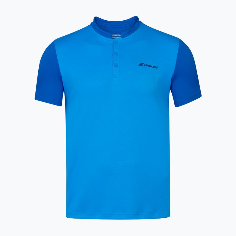 Koszulka polo tenisowa dziecięca Babolat Play Polo Jr blue aster