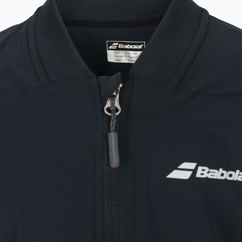 Bluza tenisowa dziecięca Babolat Play Jr black/black 4