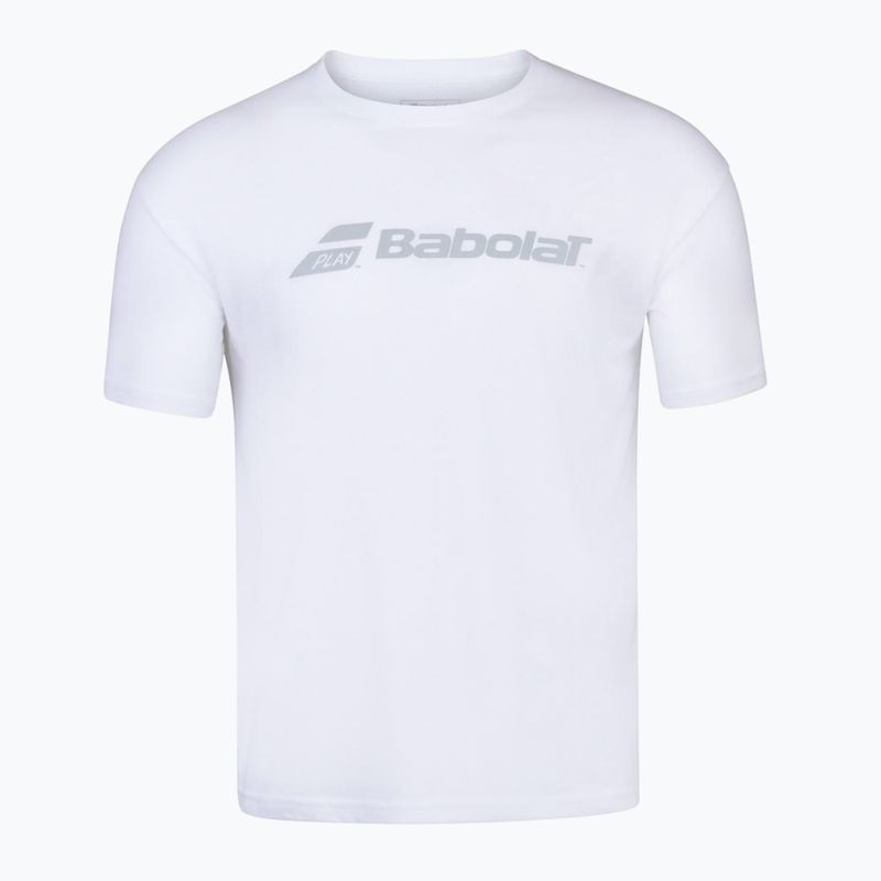 Koszulka tenisowa męska Babolat Exercise white/white