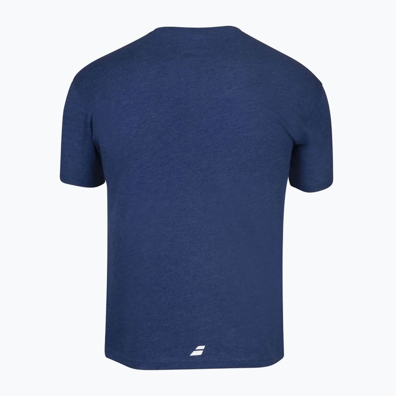 Koszulka tenisowa męska Babolat Exercise estate blue heather 2
